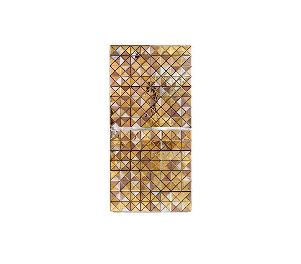 Буфет Boca Do Lobo Pixel Anodized в интерьере