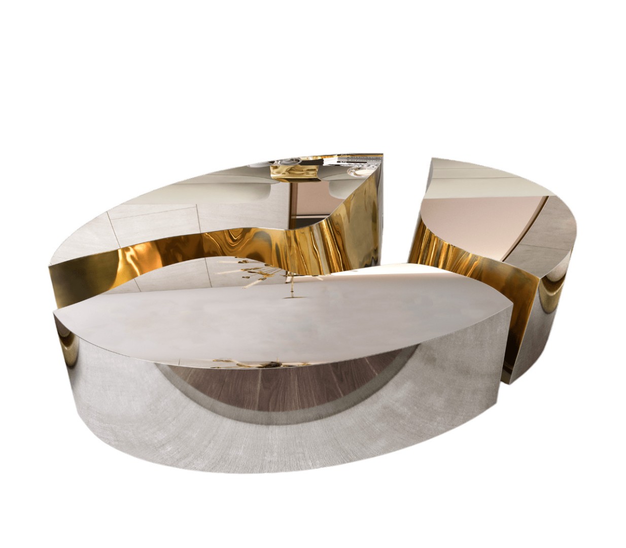 Обеденный стол Boca Do Lobo Lapiaz Oval в интерьере