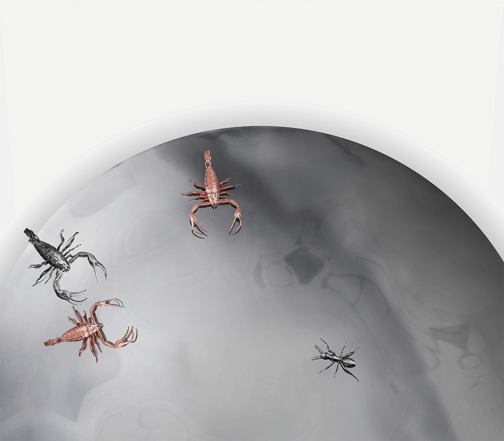 Зеркало Boca Do Lobo Concave Metamorphosis в интерьере
