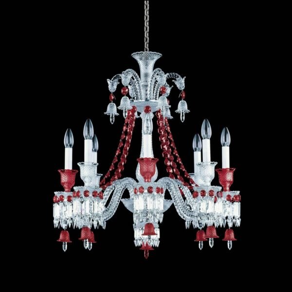 Люстра Baccarat Zenith Red 12L 2807430 в интерьере