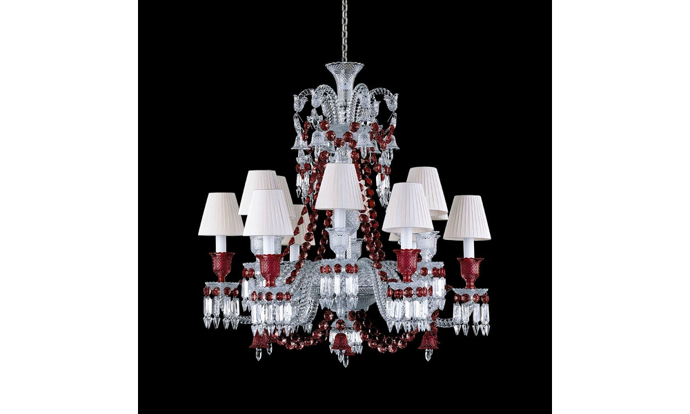 Люстра Baccarat Zenith Red 12L 2807430