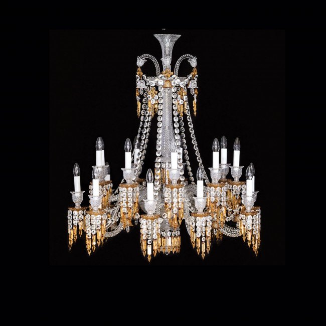 Люстра Baccarat Zenith Charleston 12L 2809412 в интерьере