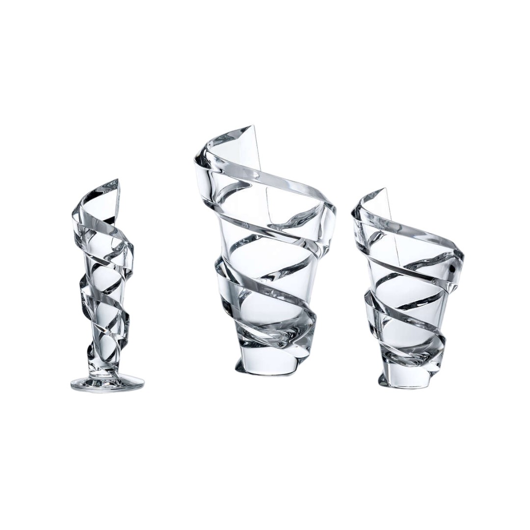Ваза Baccarat Spirale в интерьере