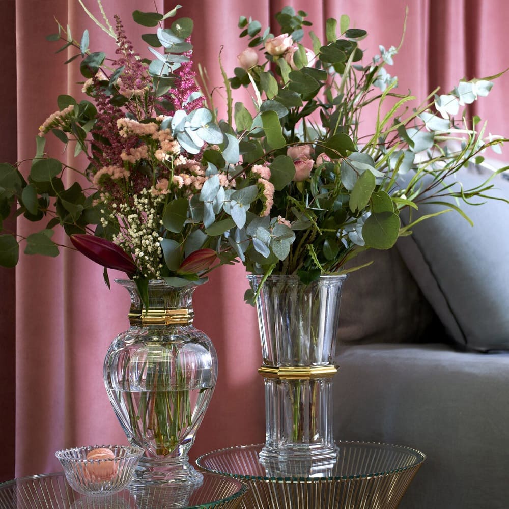 Ваза Baccarat Harcourt Balustre в интерьере
