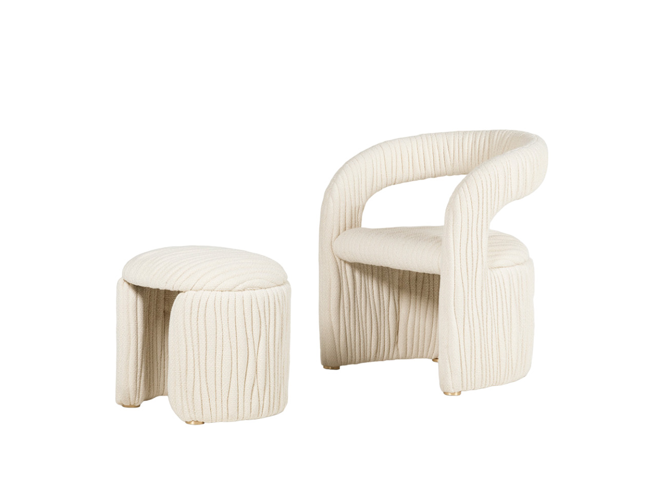 Пуф CORNELIO CAPPELLINI Leaf в интерьере