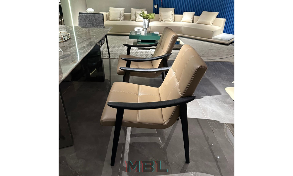 Стул Minotti 640х680х680, кожа