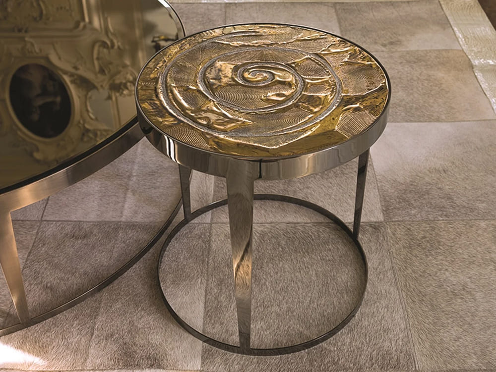 Угловой столик Longhi Amadeus в интерьере