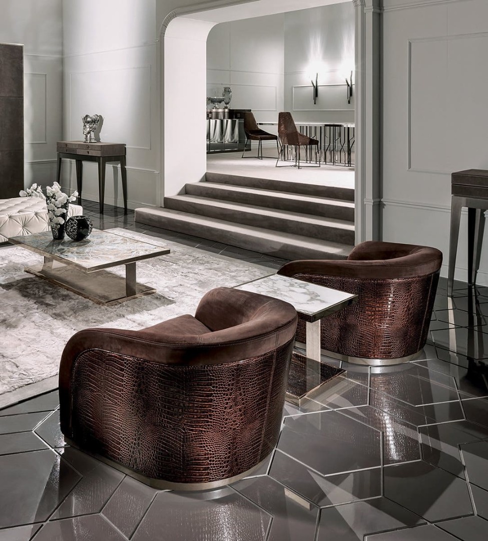 Кресло Longhi Pearl в интерьере