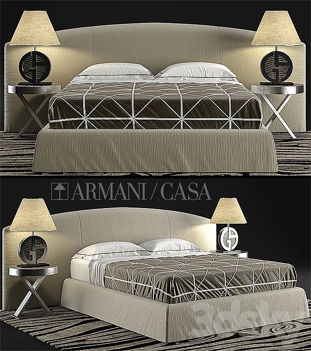 Кровать Armani Dandy в интерьере