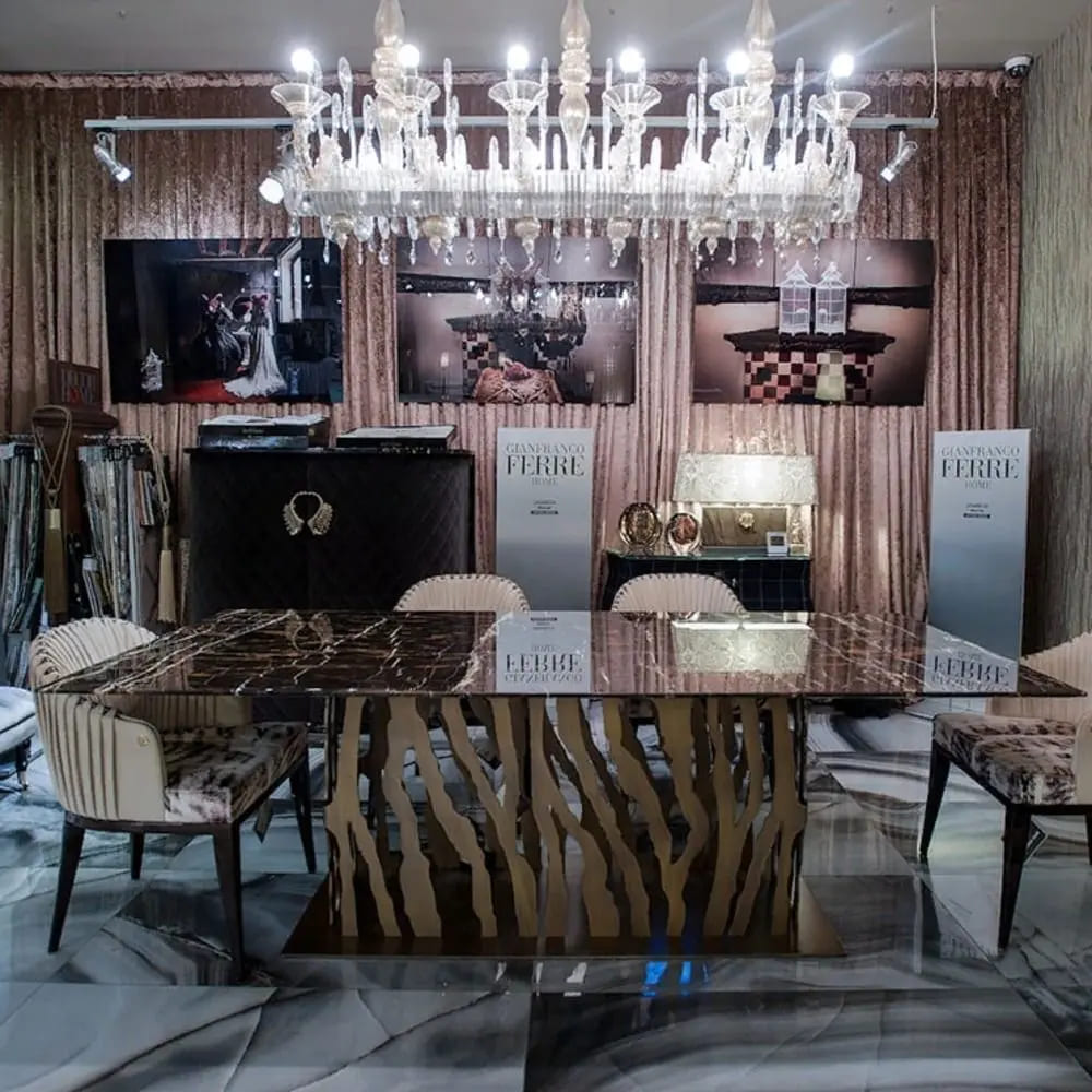 Обеденный стол Cavalli B-52 в интерьере
