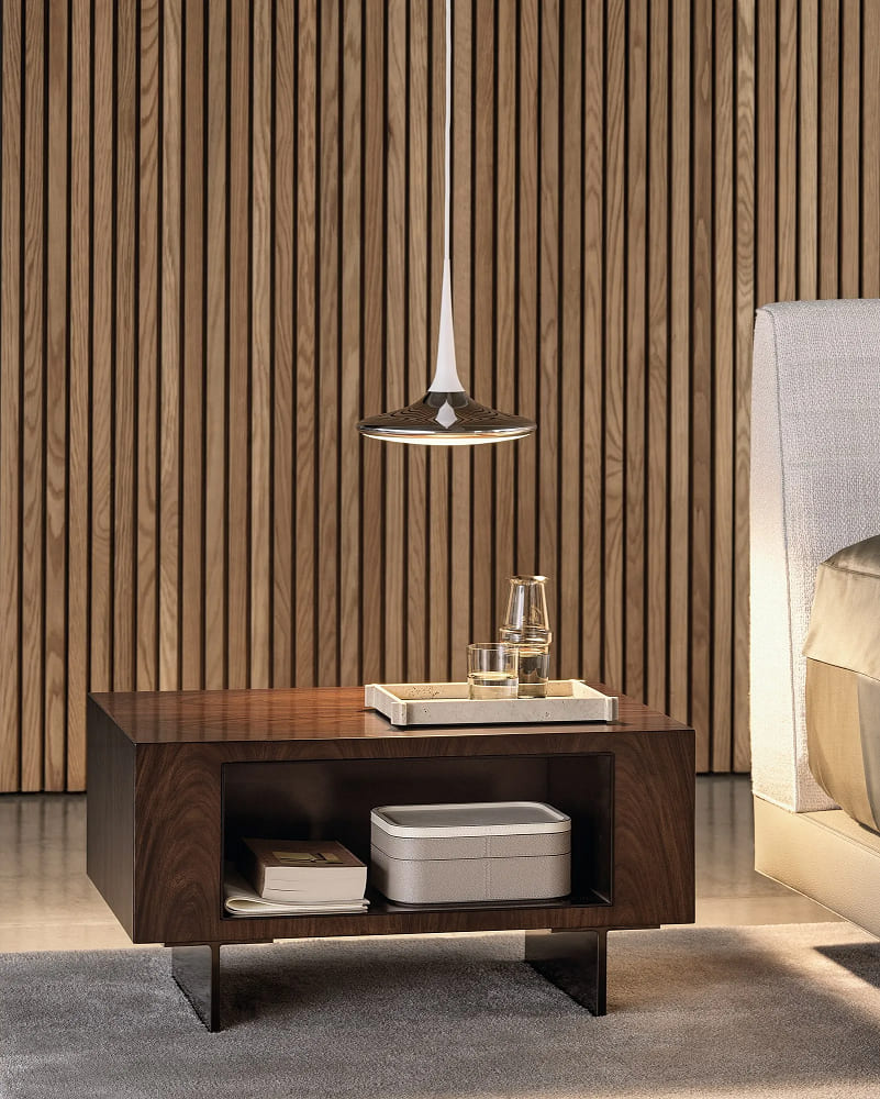 Прикроватная тумба Minotti Roger в интерьере