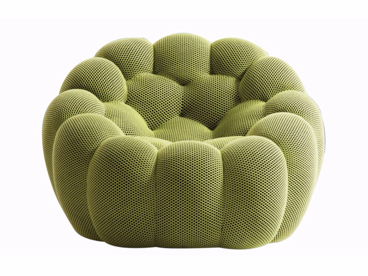 Кресло Roche Bobois Bubble, синий в интерьере