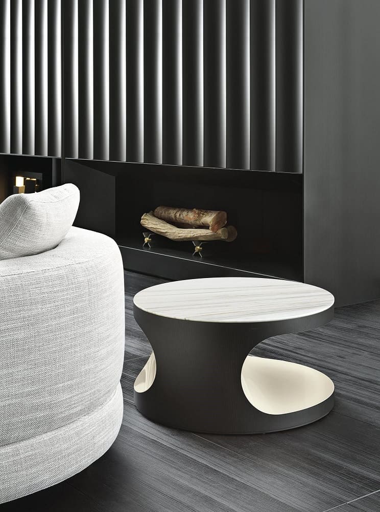 Угловой столик Minotti Boden в интерьере