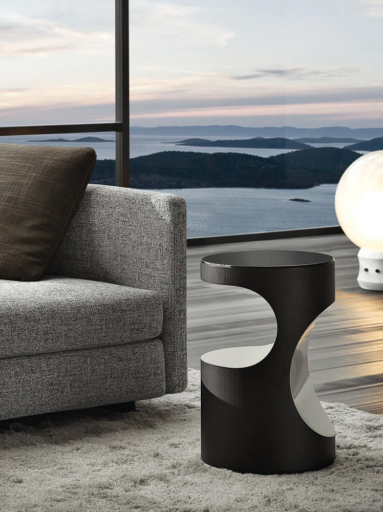 Угловой столик Minotti Boden в интерьере