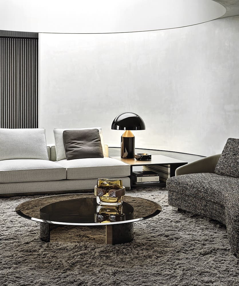 Журнальный столик Minotti Bangle в интерьере