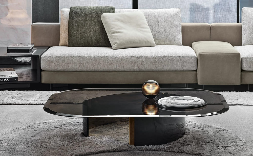 Журнальный столик Minotti Bangle в интерьере